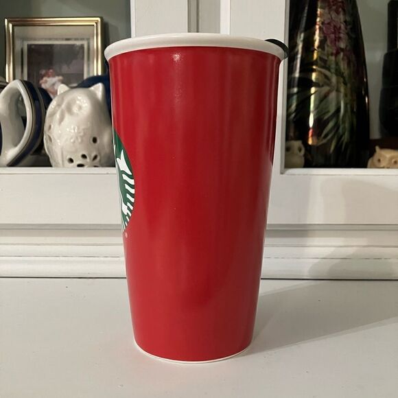 Starbucks 2016 Res Starbucks Travel Mug with lid - Picture 3 of 10